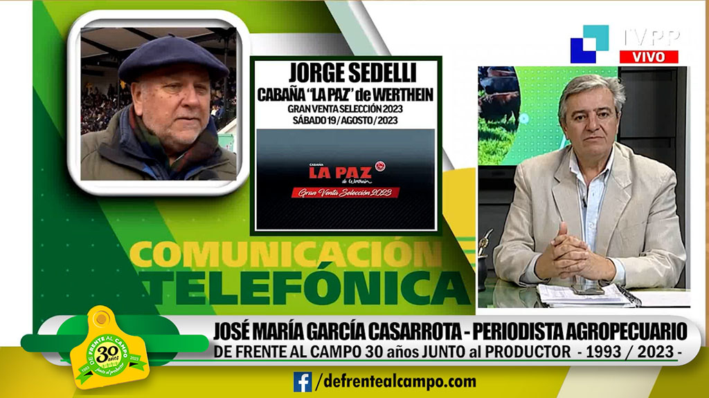Entrevista: Jorge Sedelli – Cabaña «La Paz» – Gran Venta Selección 2023 –