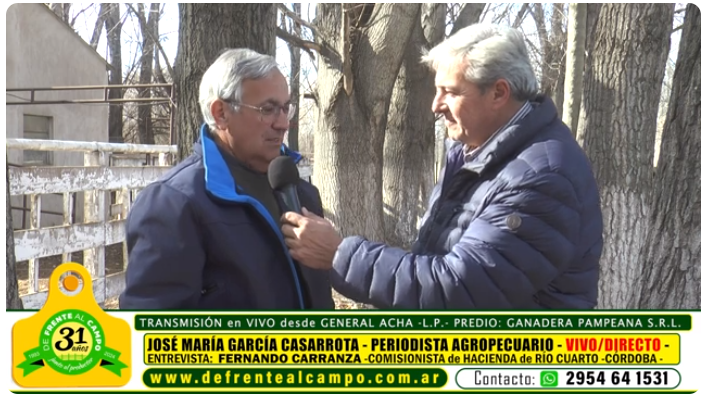 Entrevista: Fernando Carranza, Consignatario de Río Cuarto (CBA) MIÉ. 5 / JUNIO / 2024