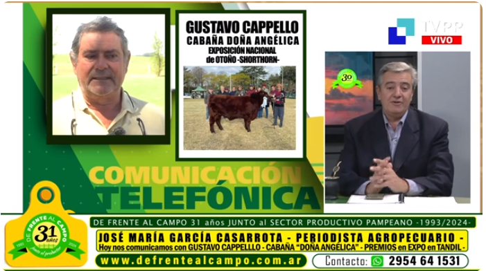 Entrevista: Gustavo Capelo – Cabaña «Doña Angélica» – Exposición Nacional de Otoño del Shorthorn