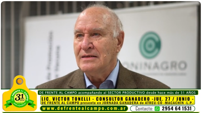 Entrevista con Víctor Tonelli en la Jornada Ganadera de Macachín