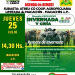 ATREU-CO | Macachín – La Pampa | Próximo Remate Feria el jueves 25 de julio del 2024