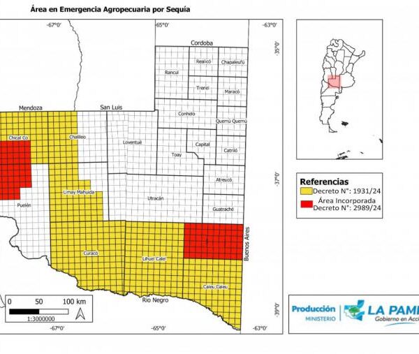 Amplían la emergencia agropecuaria por sequía en La Pampa