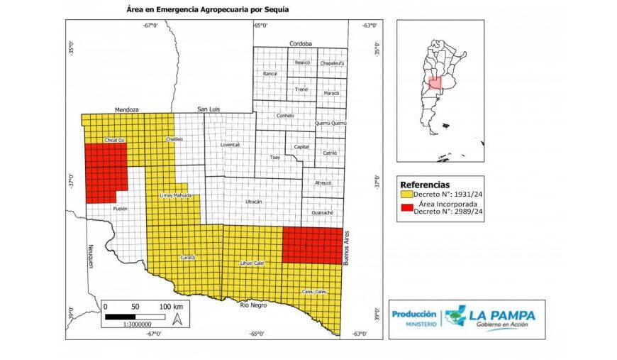 Amplían la emergencia agropecuaria por sequía en La Pampa