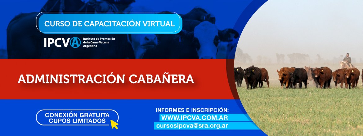 Capacitación virtual del IPCVA: Administración Cabañera