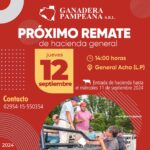 Ganadera Pampeana SRL | Remate de haciendas generales | Próximo Remate Feria el jueves 12 septiembre 2024