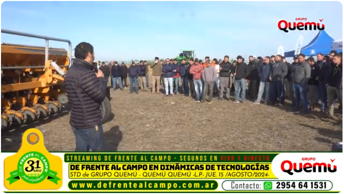 De Frente al Campo en vivo desde la Jornada Dinámica de Tecnologías en Quemú Quemú: Innovación en el Agro Pampeano