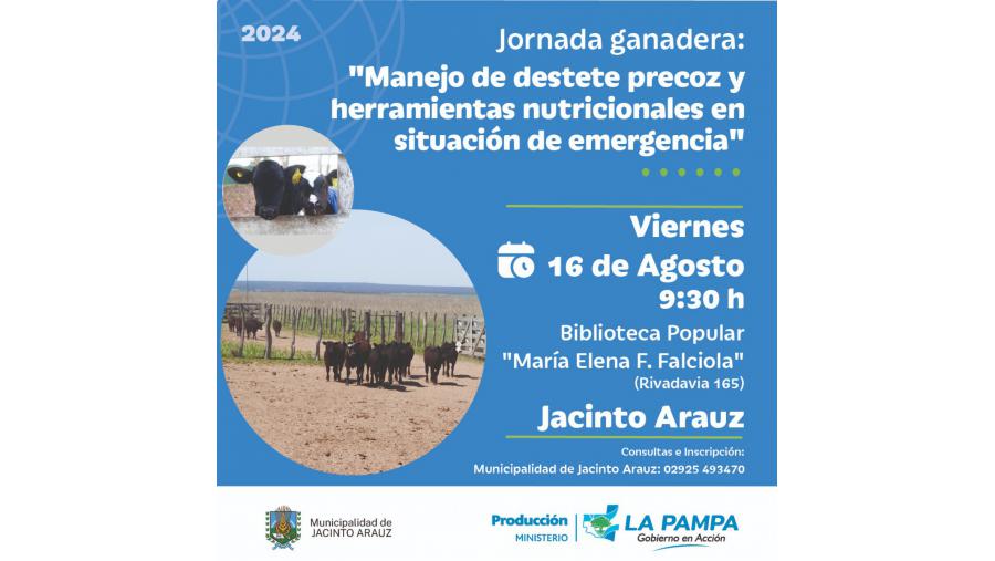 Jornada de manejo ganadero ante situación de emergencia