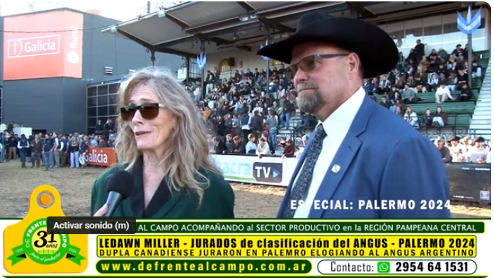 Entrevista realizada al Jurado Angus – Ledawn Miller – Palermo 2024