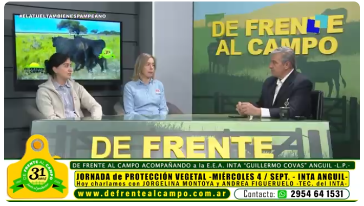 Preparativos para la Jornada de Protección Vegetal en INTA Anguil. Entrevista a Andrea Figueruelo y Jorgelina Montoya