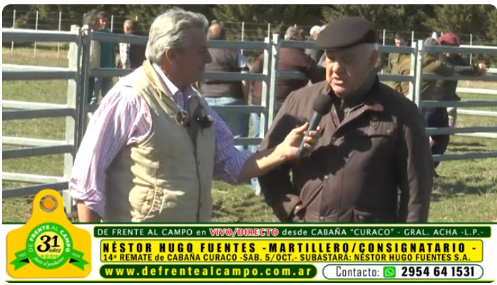 Entrevista: Néstor Hugo Fuentes analiza el Día de Campo de Cabaña Curaco en General Acha