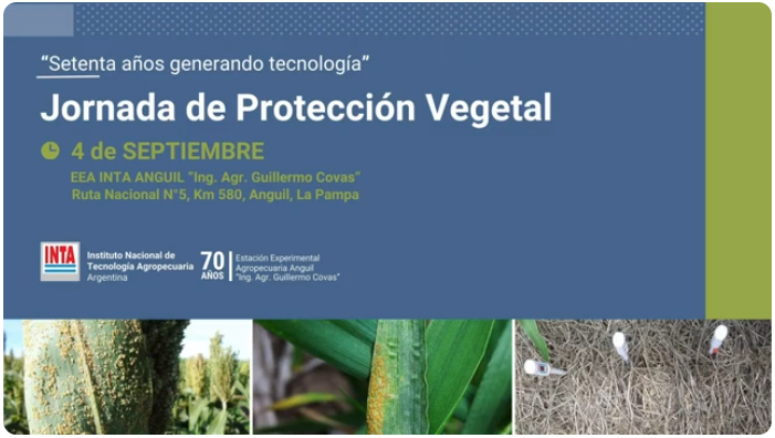 En vivo desde la Jornada de Protección Vegetal en INTA Anguil: Innovación y trabajo conjunto