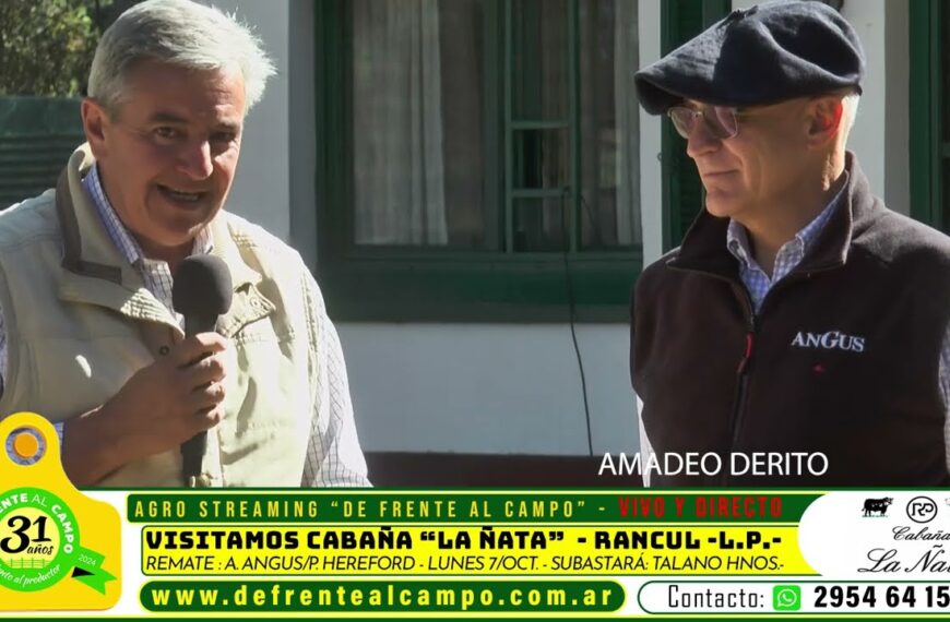 Entrevista: Amadeo Derito anticipa el próximo remate de Cabaña La Ñata el 07 de octubre 2024