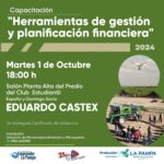 Capacitación en «Herramientas de gestión y planificación financiera» en Eduardo Castex