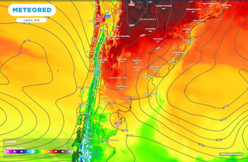 Pocas lluvias y calor: llegan los primeros +40 °C de la temporada a Argentina. El adelanto del meteorólogo C. Garavaglia