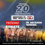 Ganaderos de General Acha S.A. | General Acha – La Pampa | Próximo Remate Feria el viernes 20 septiembre 2024