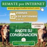 Gregorio Aberasturi SRL | Por internet | Próximo Remate Feria el viernes 06 de septiembre del 2024