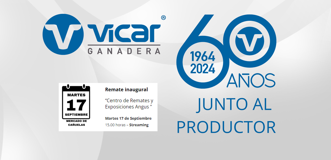 Vicar Ganadera S.A. | Centro de Remates y Exposiciones Angus  | Próximo Remate Feria el martes 17 de septiembre del 2024