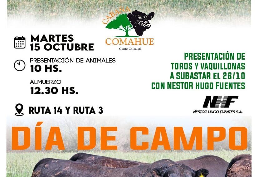 Néstor Hugo Fuentes S.A. | Visita a Campo – Cabaña Comahue | Martes 15 de octubre del 2024