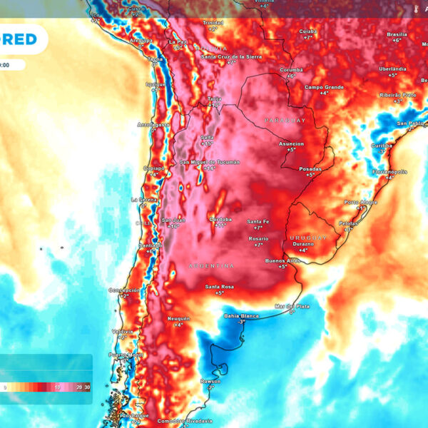 Cambio de pronóstico: abrupto ascenso de temperaturas en Buenos Aires y zona central de Argentina