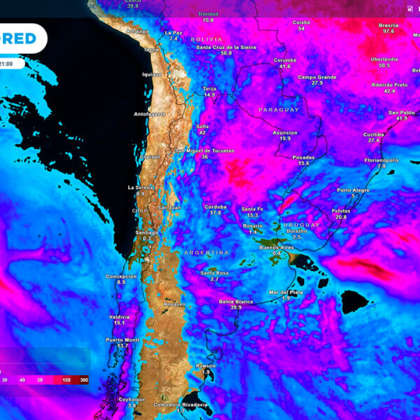 Alerta naranja del Servicio Meteorológico Nacional por tormentas fuertes o severas para estas provincias de Argentina