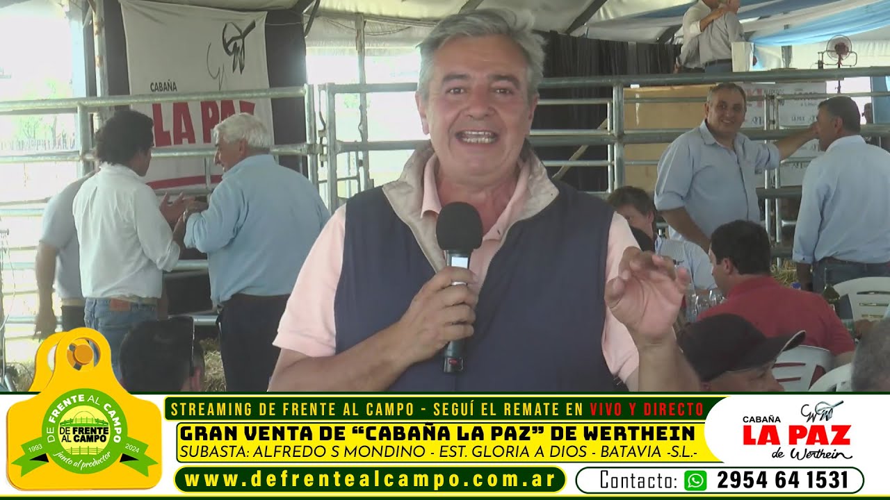 De Frente al Campo les acerca la cobertura periodística de 9° Remate de Cabaña La Paz de Huerten: Un Éxito en Estancia Gloria a Dios