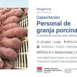 Capacitación intensiva en producción porcina en INTA Pergamino