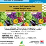 Capacitación Gratuita en Uso Seguro de Fitosanitarios para Productores y Técnicos