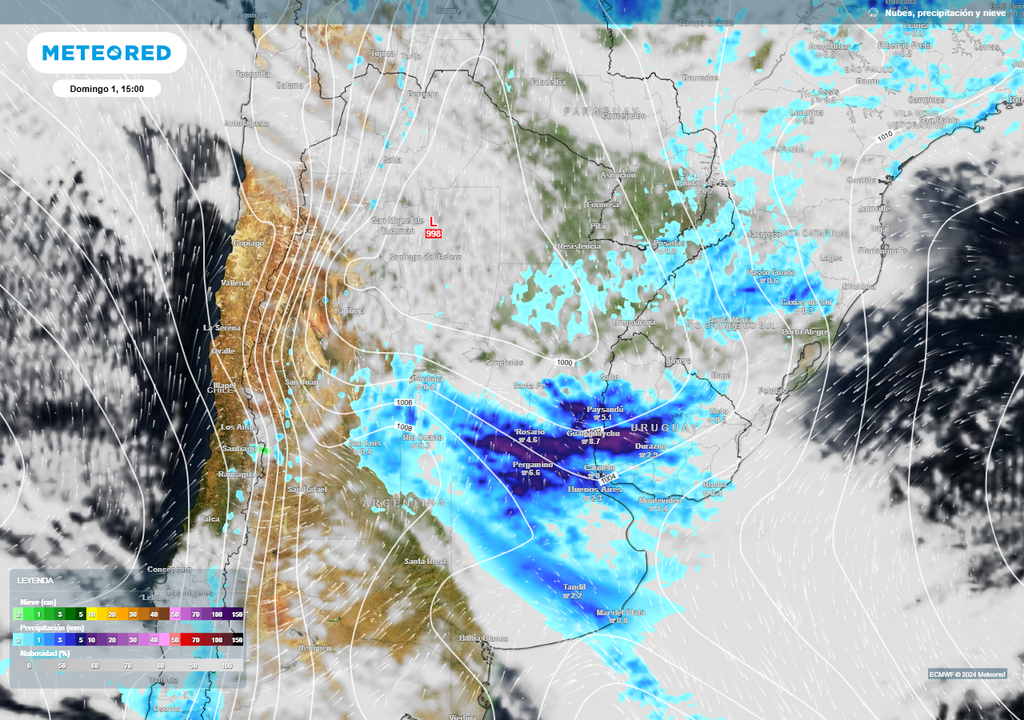 ¿Hasta cuándo continuarán las lluvias y tormentas en Argentina?