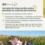 Jornada de intercambio sobre estudios en cultivos de invierno