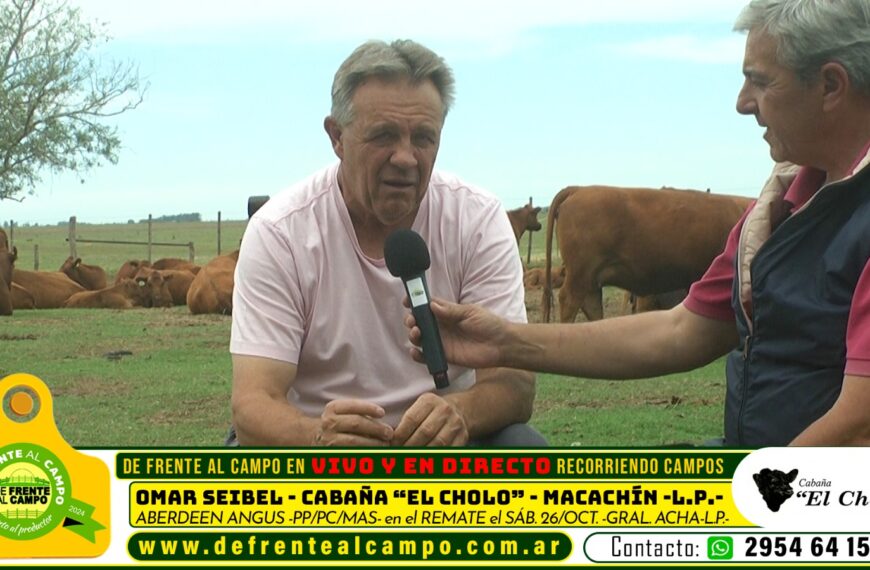 Visita a la Cabaña El Cholo en el programa “De Frente al Campo”: Un vistazo a la producción ganadera pampeana