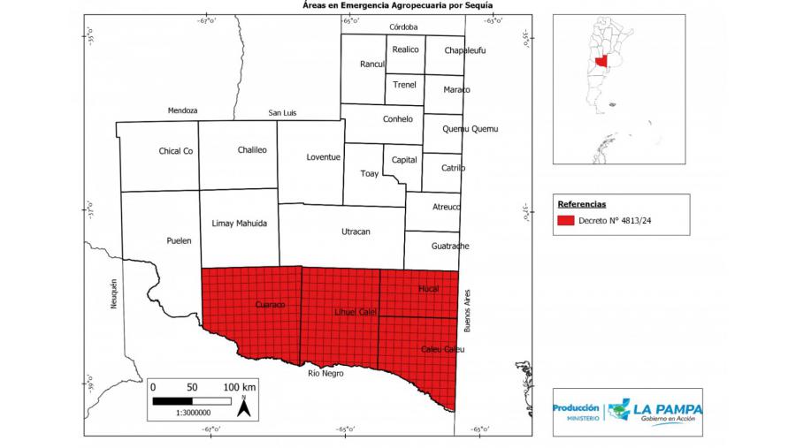 Extienden la emergencia agropecuaria en departamentos afectados por la sequía