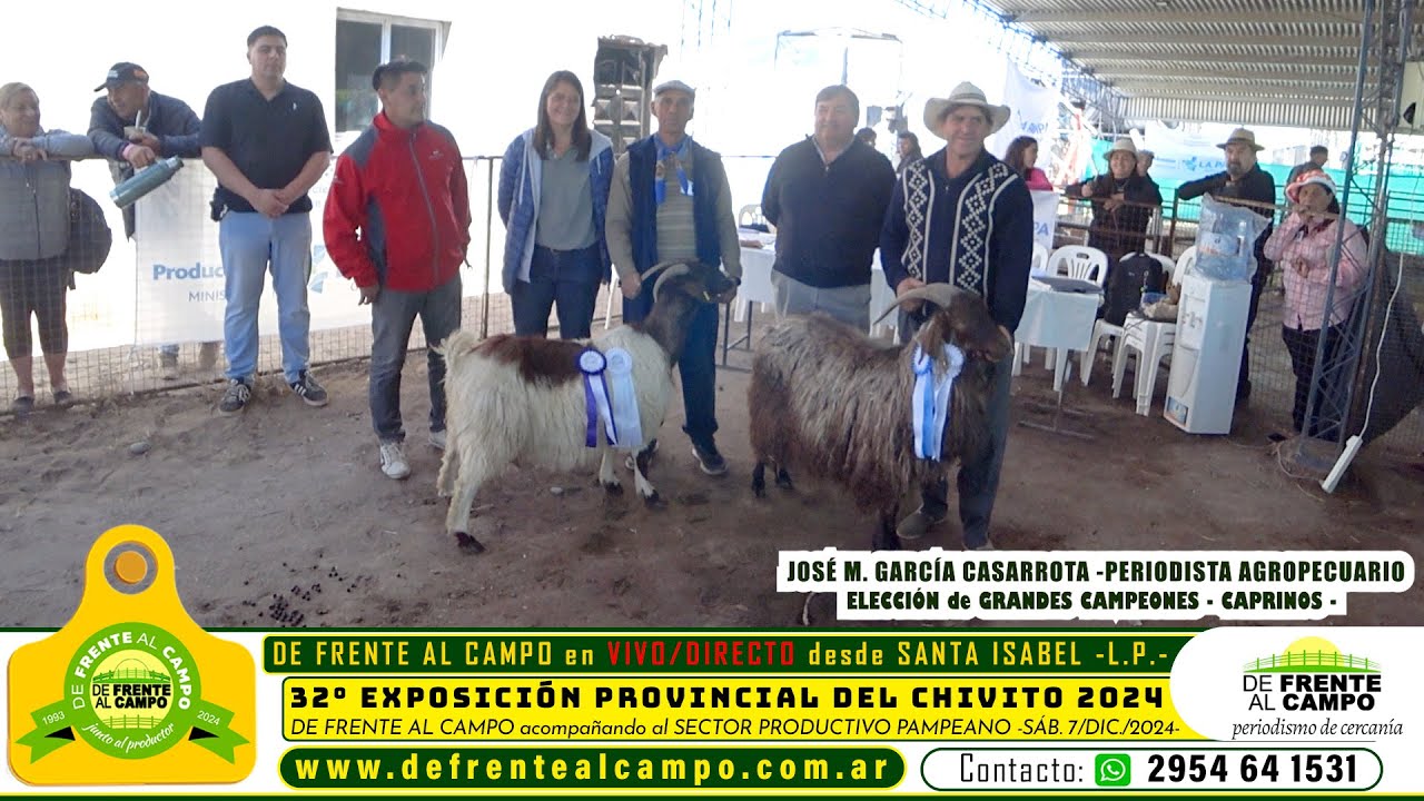 Entrevista: Caprineros en la 32ª Exposición Provincial del Chivito en Santa Isabel, La Pampa