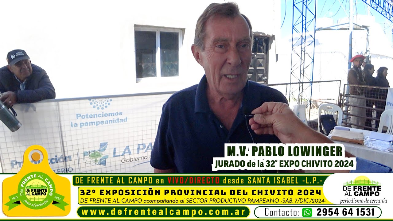 Entrevista: Pablo Mauricio Lowinger analiza el potencial caprino de Santa Isabel