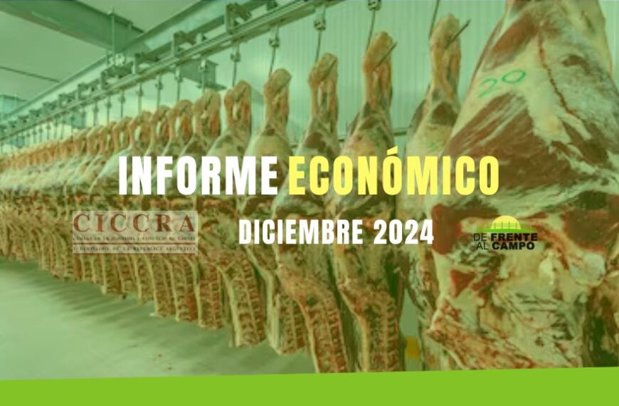 Faena bovina en 2024: menos producción, más exportaciones y caída del consumo | CICCRA (Diciembre 2024)