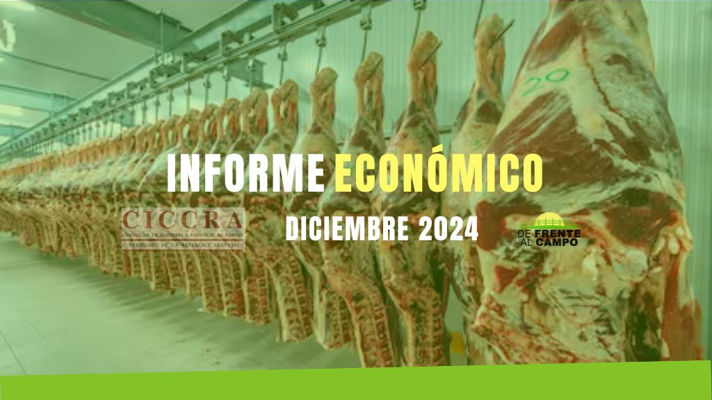 Faena bovina en 2024: menos producción, más exportaciones y caída del consumo | CICCRA (Diciembre 2024)