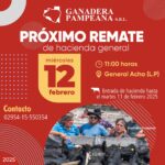 Ganadera Pampeana SRL | General Acha | Próximo Remate Feria el miércoles 12 de febrero 2025