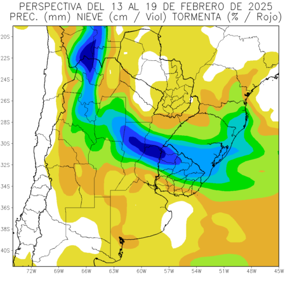 Semana de extremos climáticos: calor intenso, lluvias fuertes y vientos polares en el área agrícola argentina