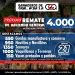 Ganaderos de General Acha S.A. | General Acha | Próximo Remate Feria el viernes 21 de Febrero 2025