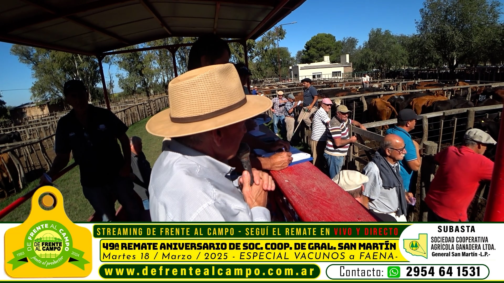 Remate Feria de Sociedad Cooperativa Agrícola Ganadera Ltda. | General San Martín | Martes 18/03/2025