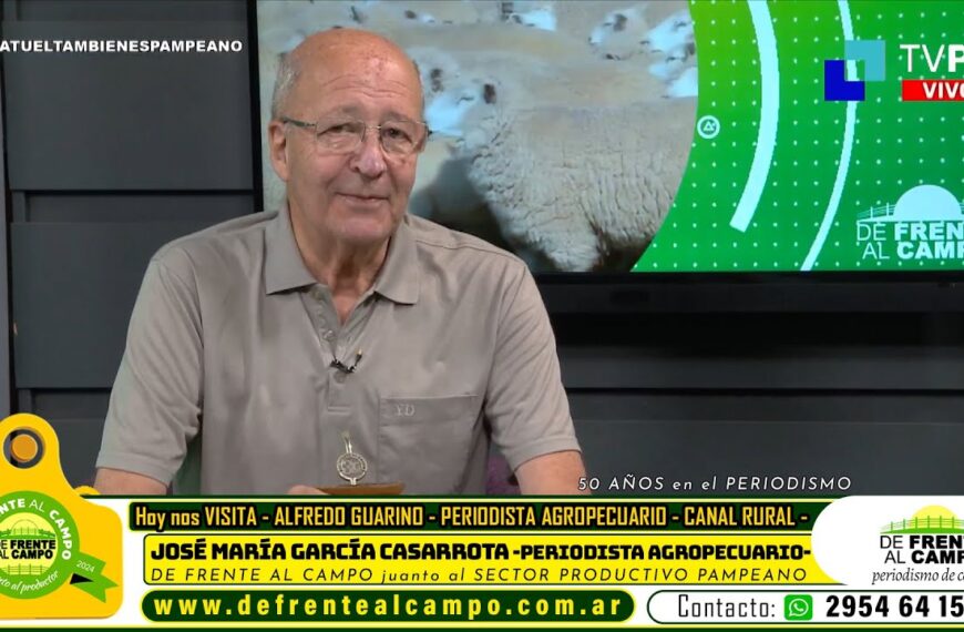 Entrevista: Alfredo Guarino y la evolución del periodismo agropecuario en Canal Rural