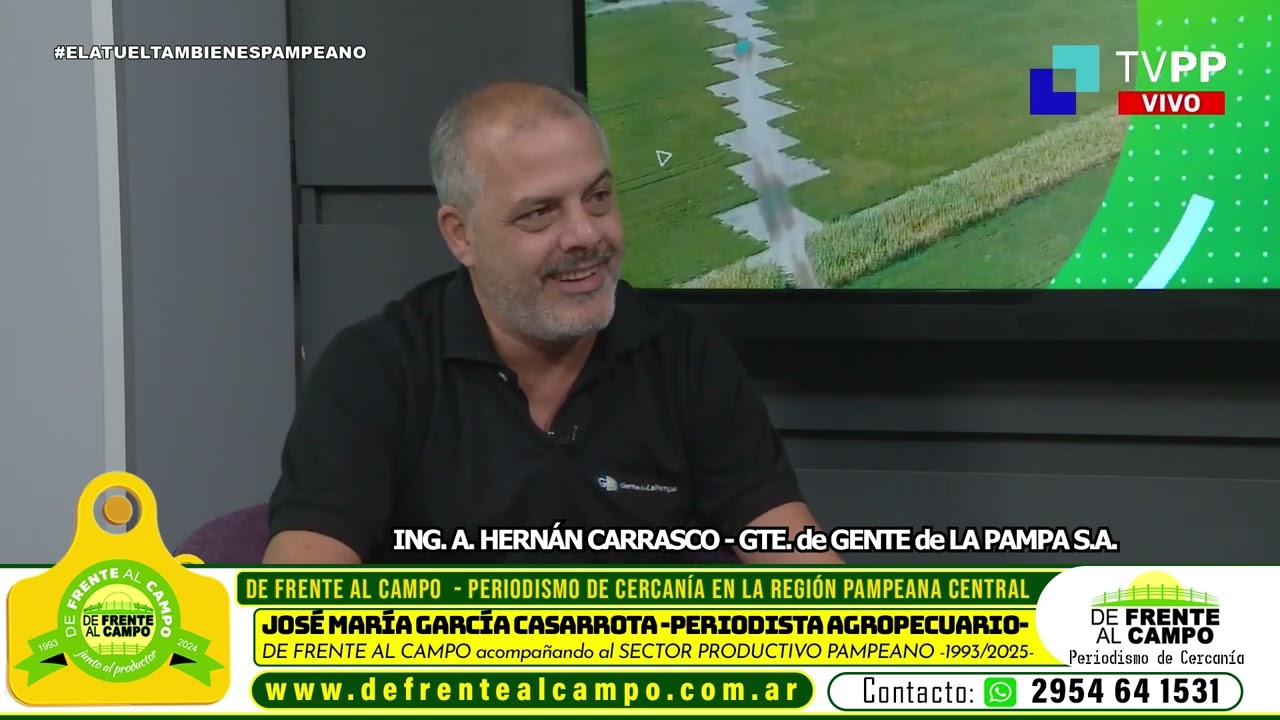 Entrevista: Hernán Carrasco y la estrategia de Gente de La Pampa en Expoagro 2025