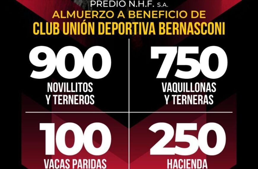 Néstor Hugo Fuentes S.A. | Bernasconi | Próximo Remate Feria el Jueves 06 de marzo 2025