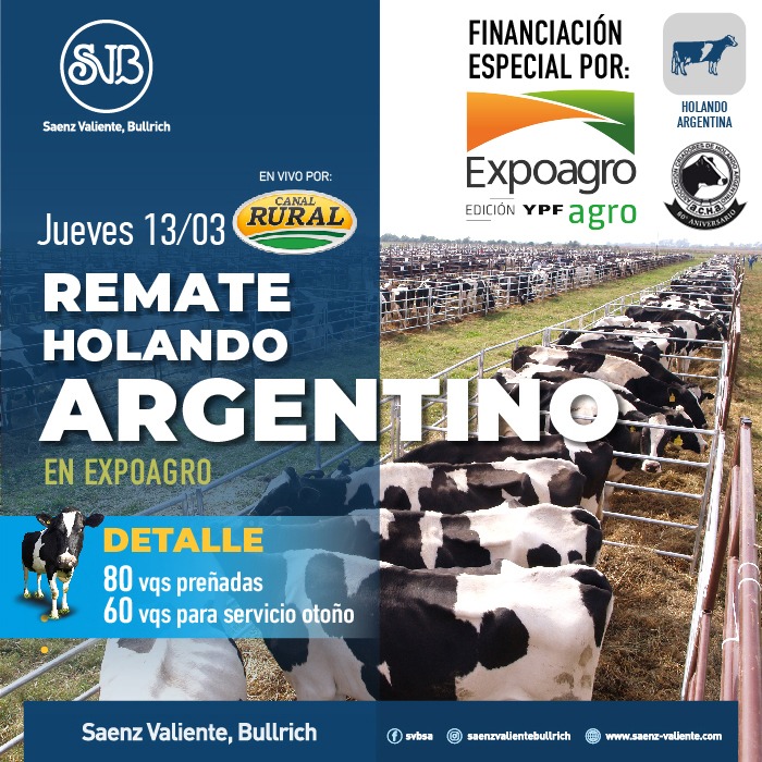 Saenz Valiente, Bullrich | Expoagro, Buenos Aires | Jueves 13 de marzo de 2025