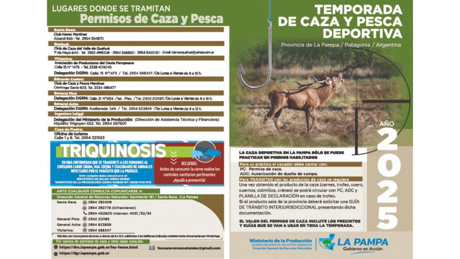 Abrió la temporada de Caza y Pesca Deportiva 2025 en La Pampa: Requisitos y autorizaciones para practicar la actividad